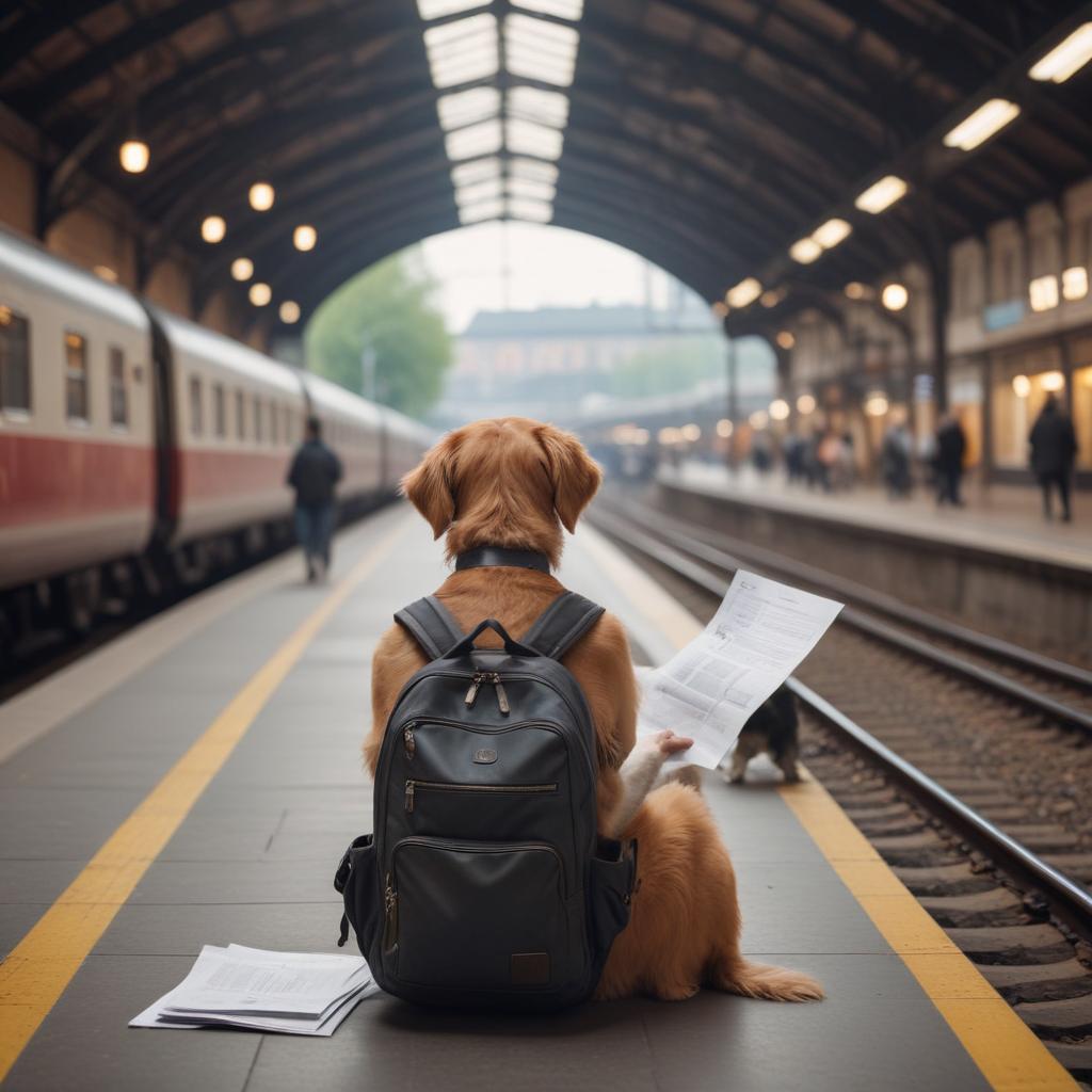 Оформление билета на межрегиональную поездку с собакой: требования к документам и провозу