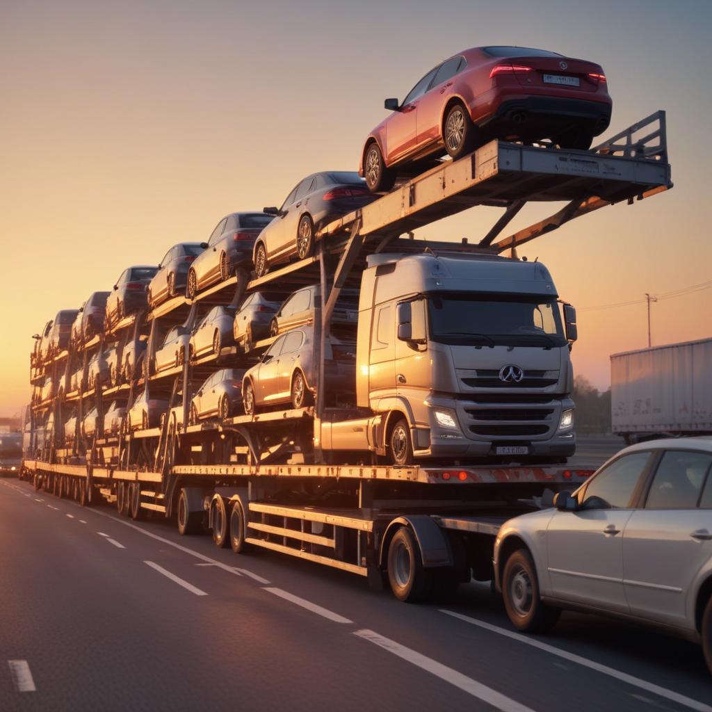 Перевозка автомобилей автовозом от 290 ₸ за км